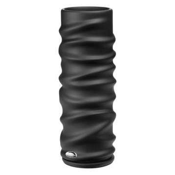 Vaso in resina nero onde d.9 x h.25 cm Valenti