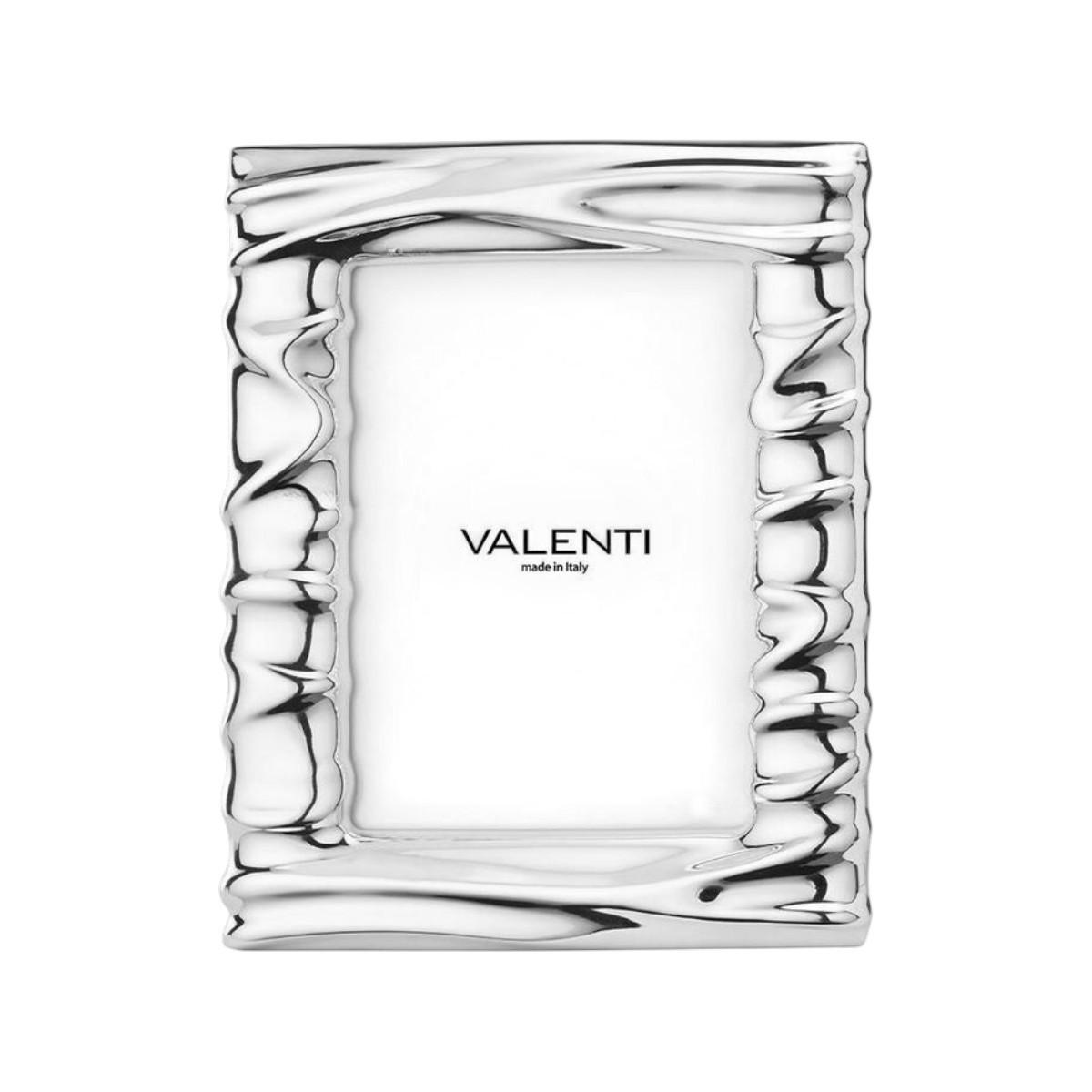Cornice portafoto in resina metallizzata onde 15x20 cm Valenti