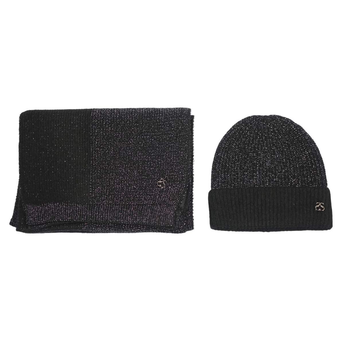 Set coordinato donna cappello e sciarpa in box Solo Soprani