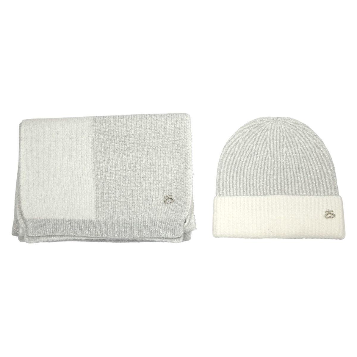 Set coordinato donna cappello e sciarpa in box Solo Soprani