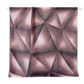 Sciarpa donna in viscosa fantasia triangoli Capoverde