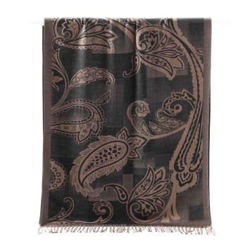 Sciarpa donna cotone e poliestere fantasia paisley Capoverde