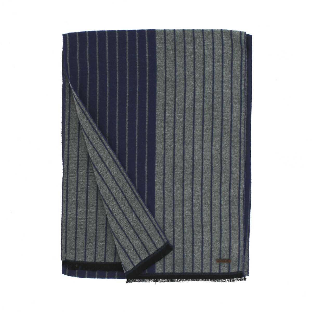 Sciarpa uomo rrighe doppio colore Navigare