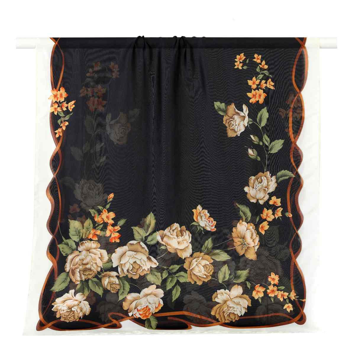 Sciarpa donna in seta fantasia rose Capoverde