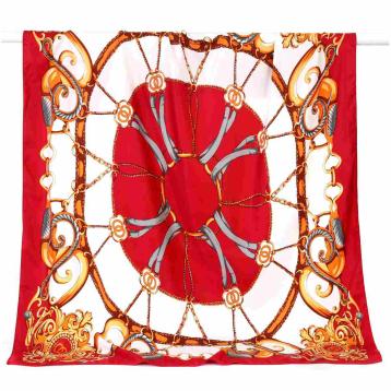 Sciarpa donna in seta fantasie barocche Capoverde