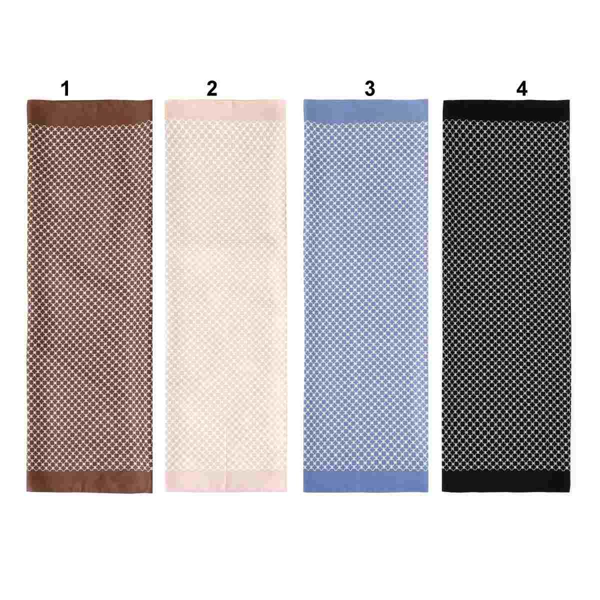 Foulard donna in seta micro fantasia Capoverde