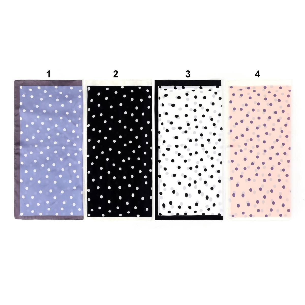 Foulard donna in seta pois Capoverde
