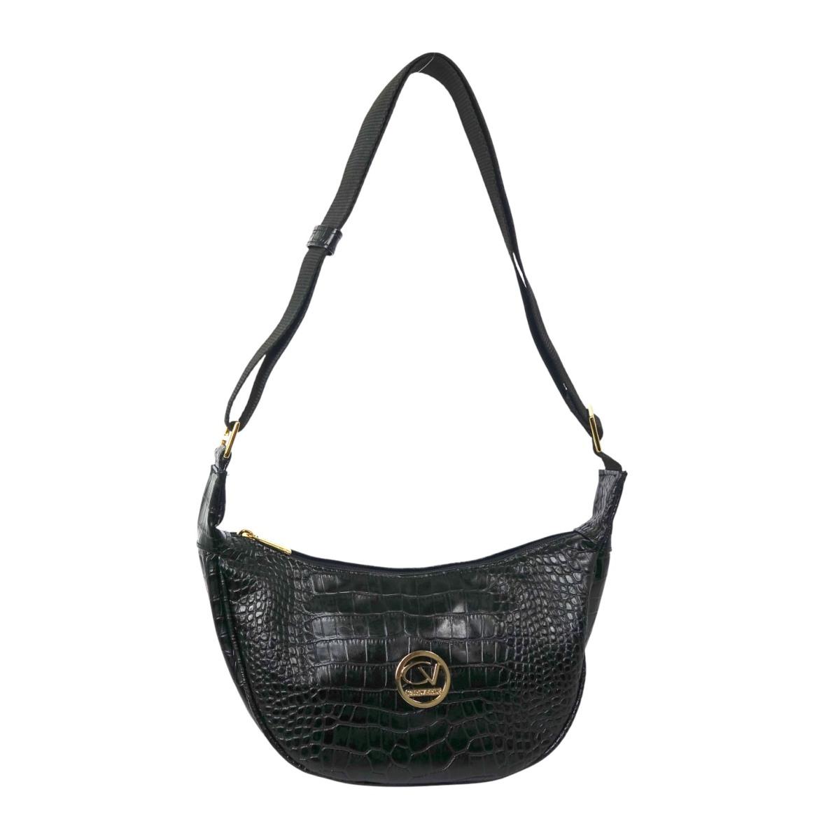 Tracollina donna Capoverde in ecopelle stampa coccodrillo Made in Italy