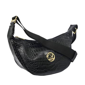 Tracollina donna Capoverde in ecopelle stampa coccodrillo Made in Italy