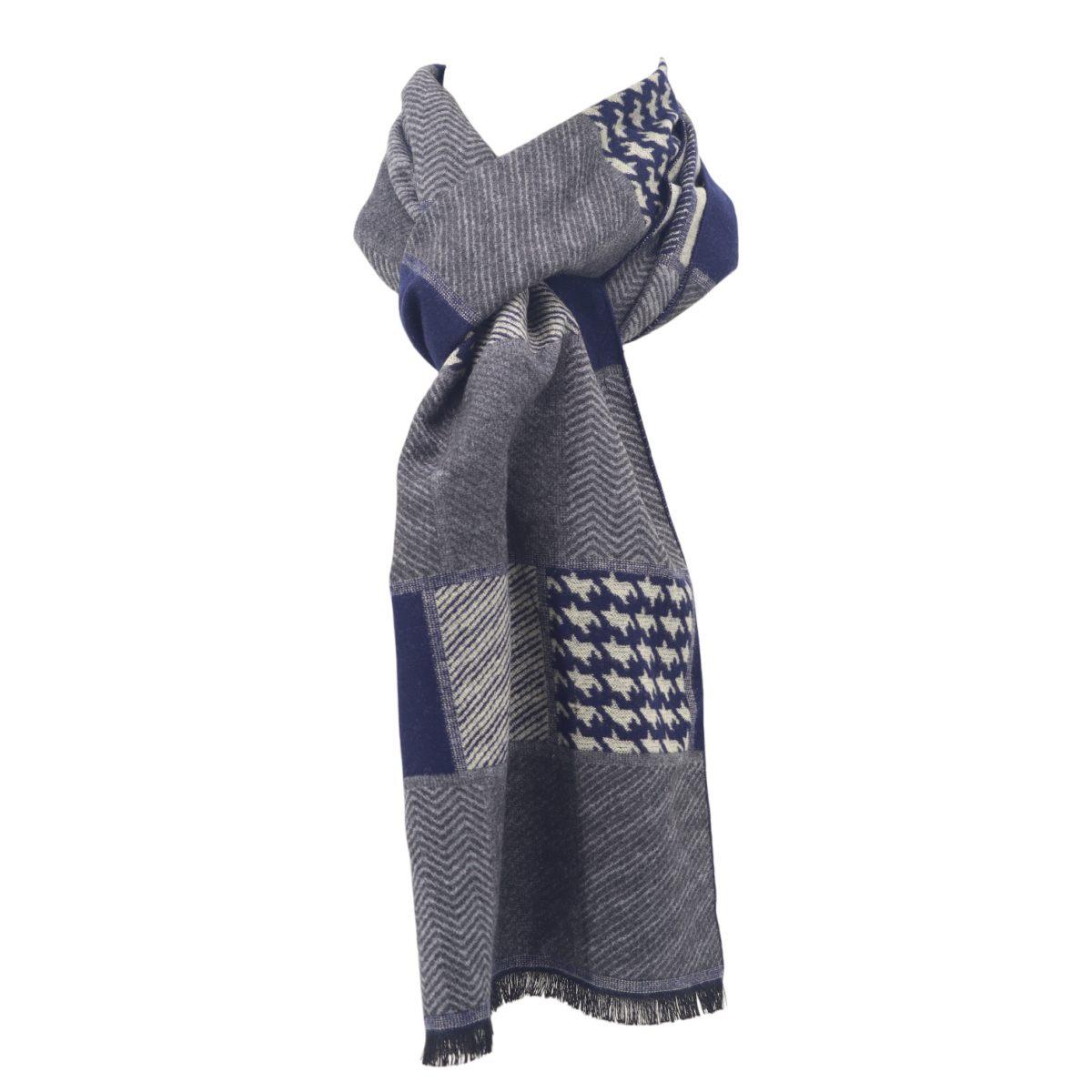 Sciarpa uomo mix di fantasie in viscosa Roncato