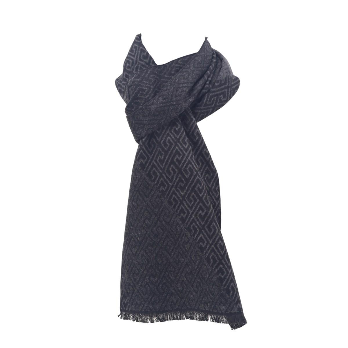 Sciarpa uomo motivo geometrico in viscosa Roncato