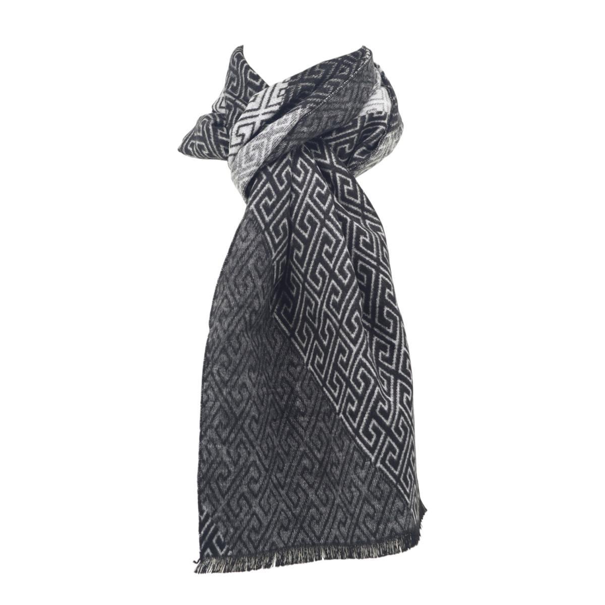 Sciarpa uomo motivo geometrico in viscosa Roncato