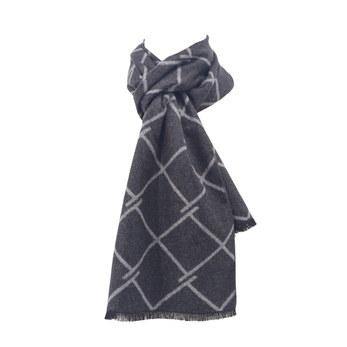 Sciarpa uomo fantasia geometrica in viscosa Roncato