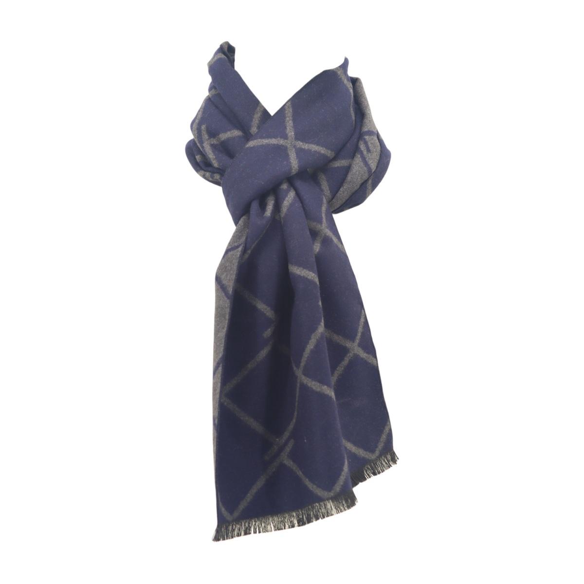 Sciarpa uomo fantasia geometrica in viscosa Roncato