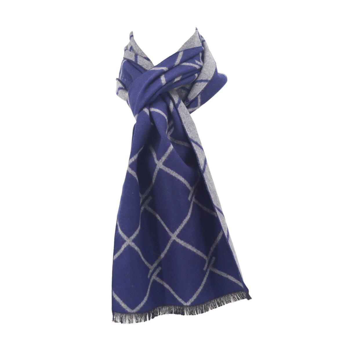 Sciarpa uomo fantasia geometrica in viscosa Roncato