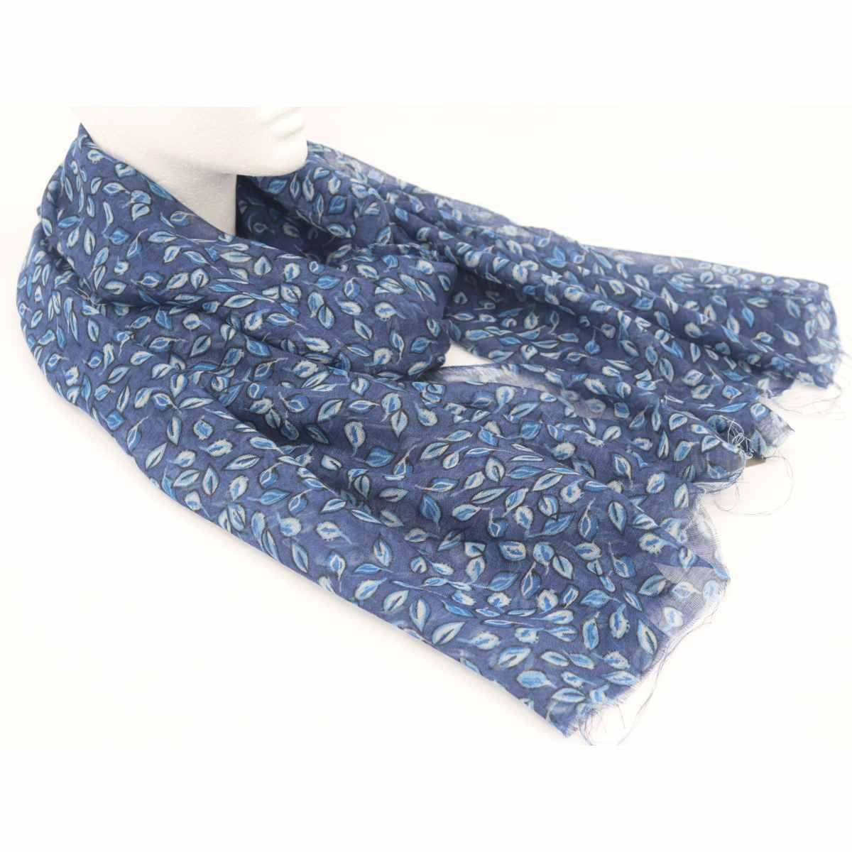 Sciarpa donna fantasia a foglie in poliestere Roncato