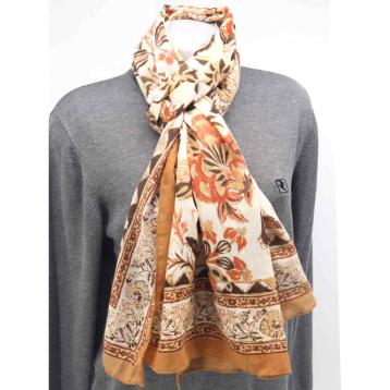 Sciarpa donna stampa floreale stile boho in poliestere Roncato