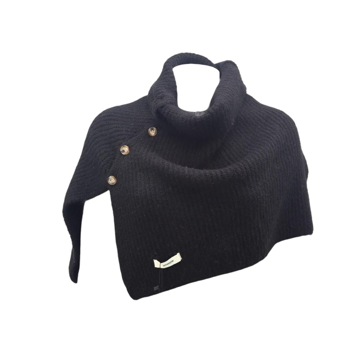 Mantellina donna a tinta unita in lana, poliestere e viscosa Roncato