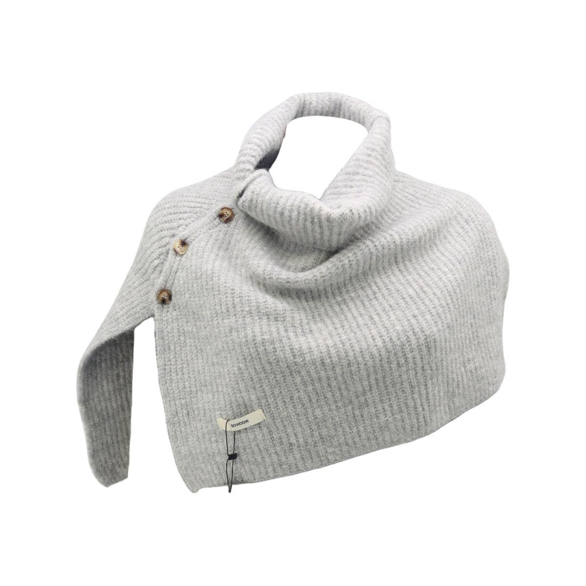 Mantellina donna a tinta unita in lana, poliestere e viscosa Roncato