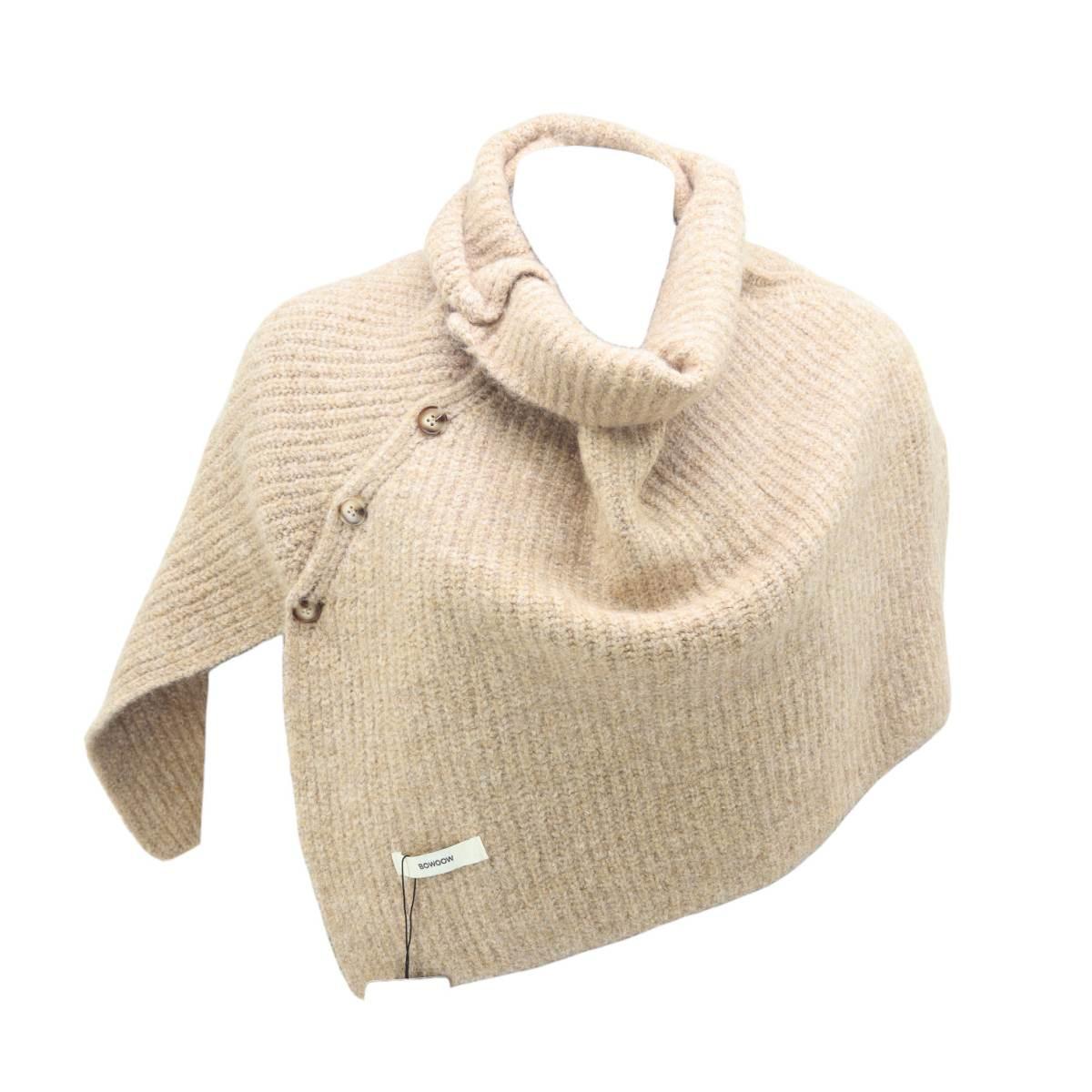 Mantellina donna a tinta unita in lana, poliestere e viscosa Roncato