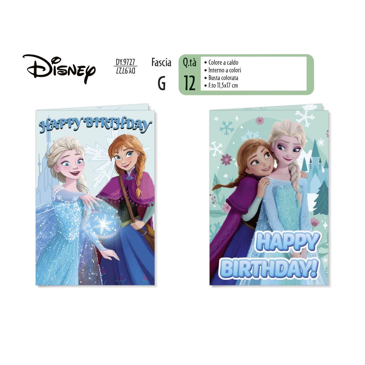 Biglietti auguri frozen