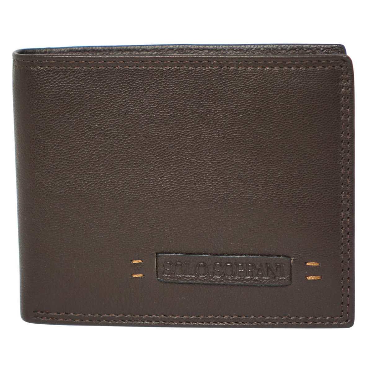 Portafogli uomo in pelle Solo Soprani