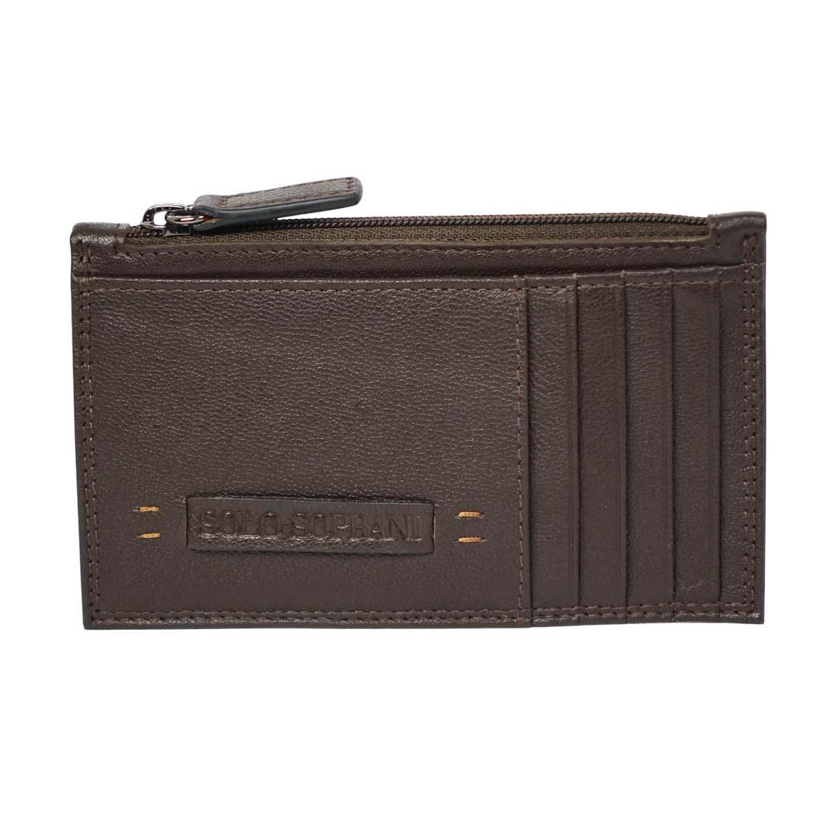 Portadocumenti uomo in pelle Solo Soprani