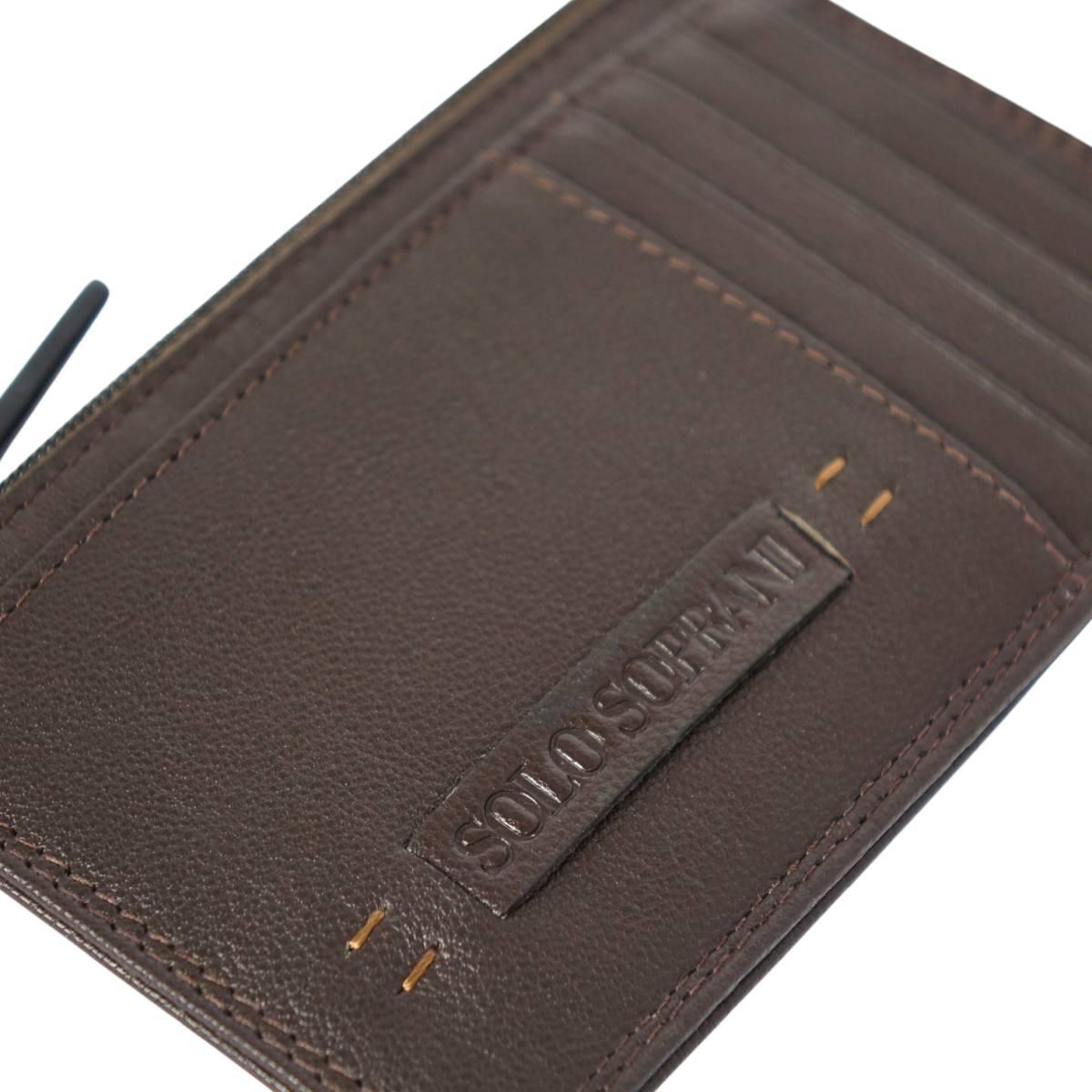 Portadocumenti uomo in pelle Solo Soprani