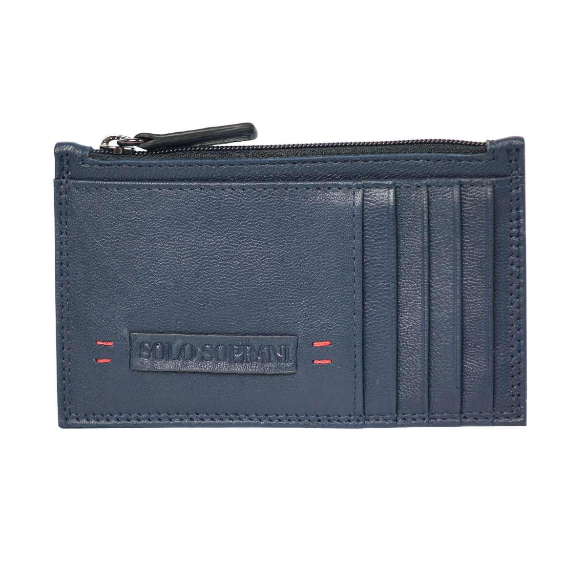 Portadocumenti uomo in pelle Solo Soprani