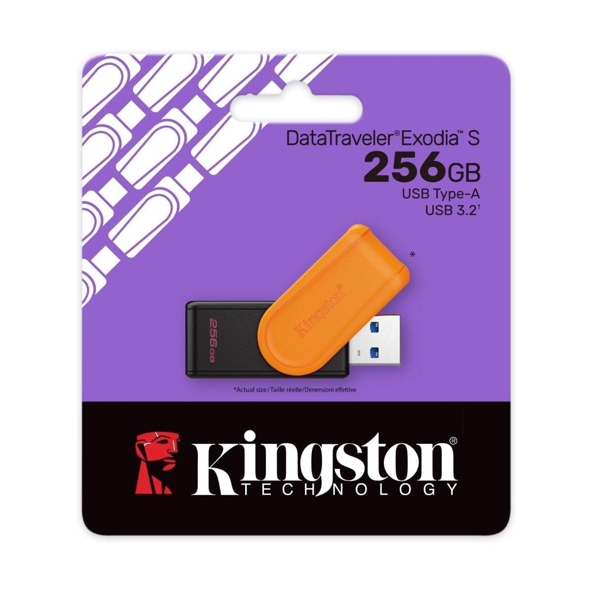 Kingston Data travel exodia s drive flash usb 256gb usb3.2 gen 1 type a dtxs/256gb