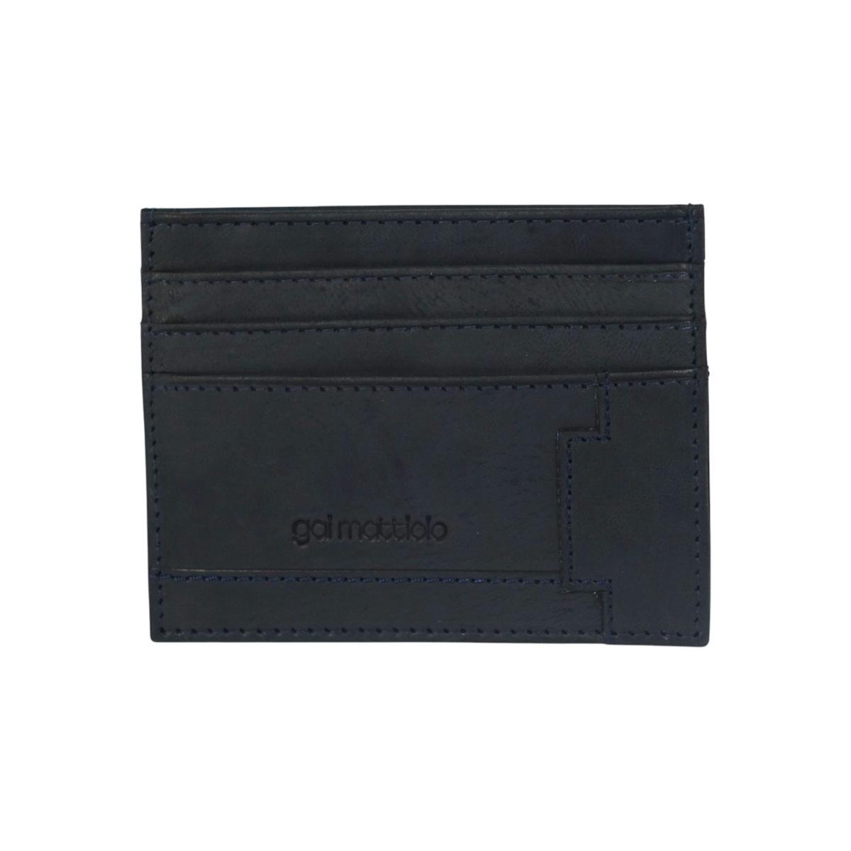 Portacarte uomo in vera pelle Gai Mattiolo