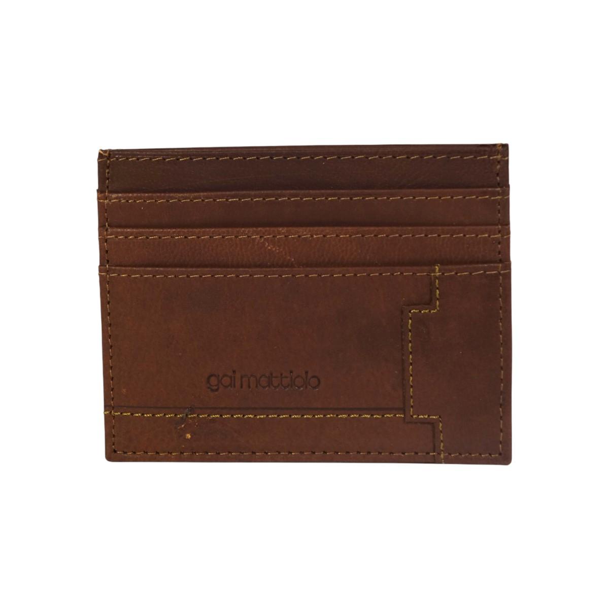 Portacarte uomo in vera pelle Gai Mattiolo