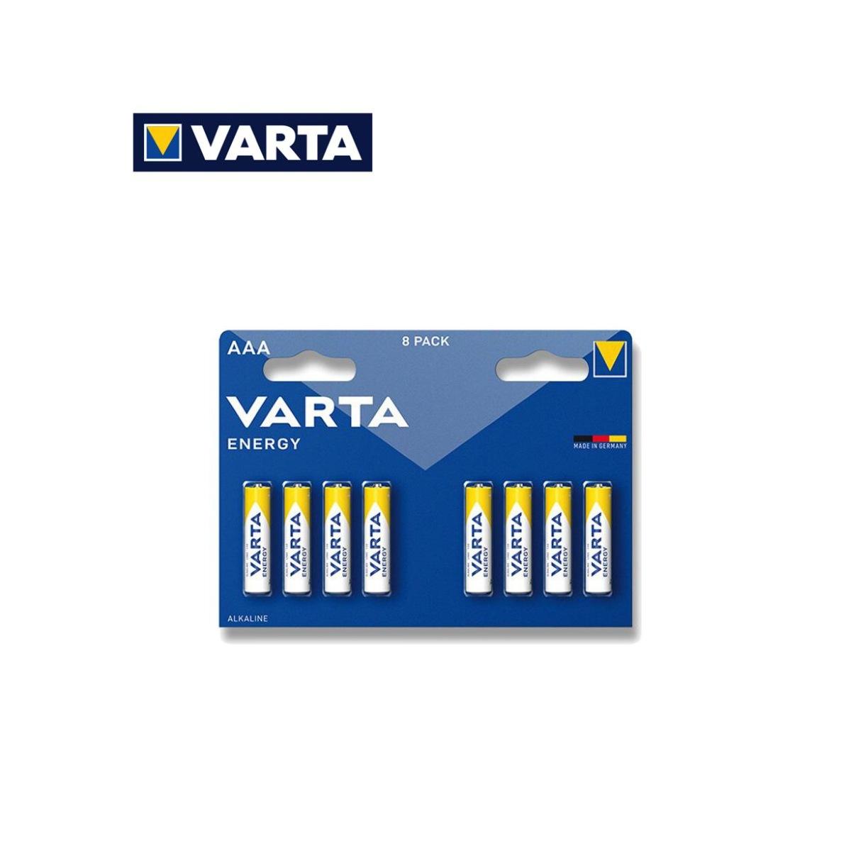 Varta pila energy ministilo aaa alcalina blister da 8