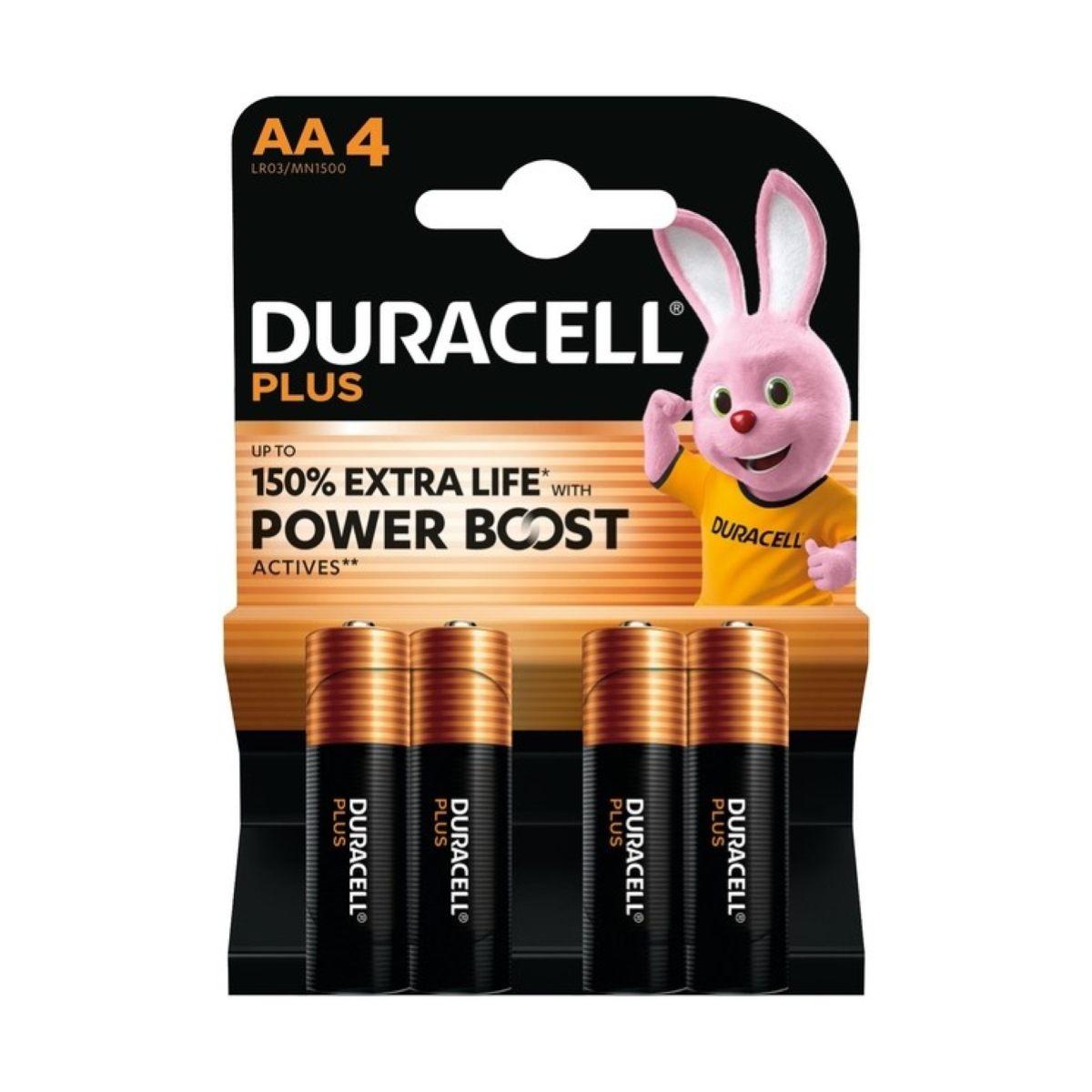 Duracell plus power 150% stilo AA blister da 4