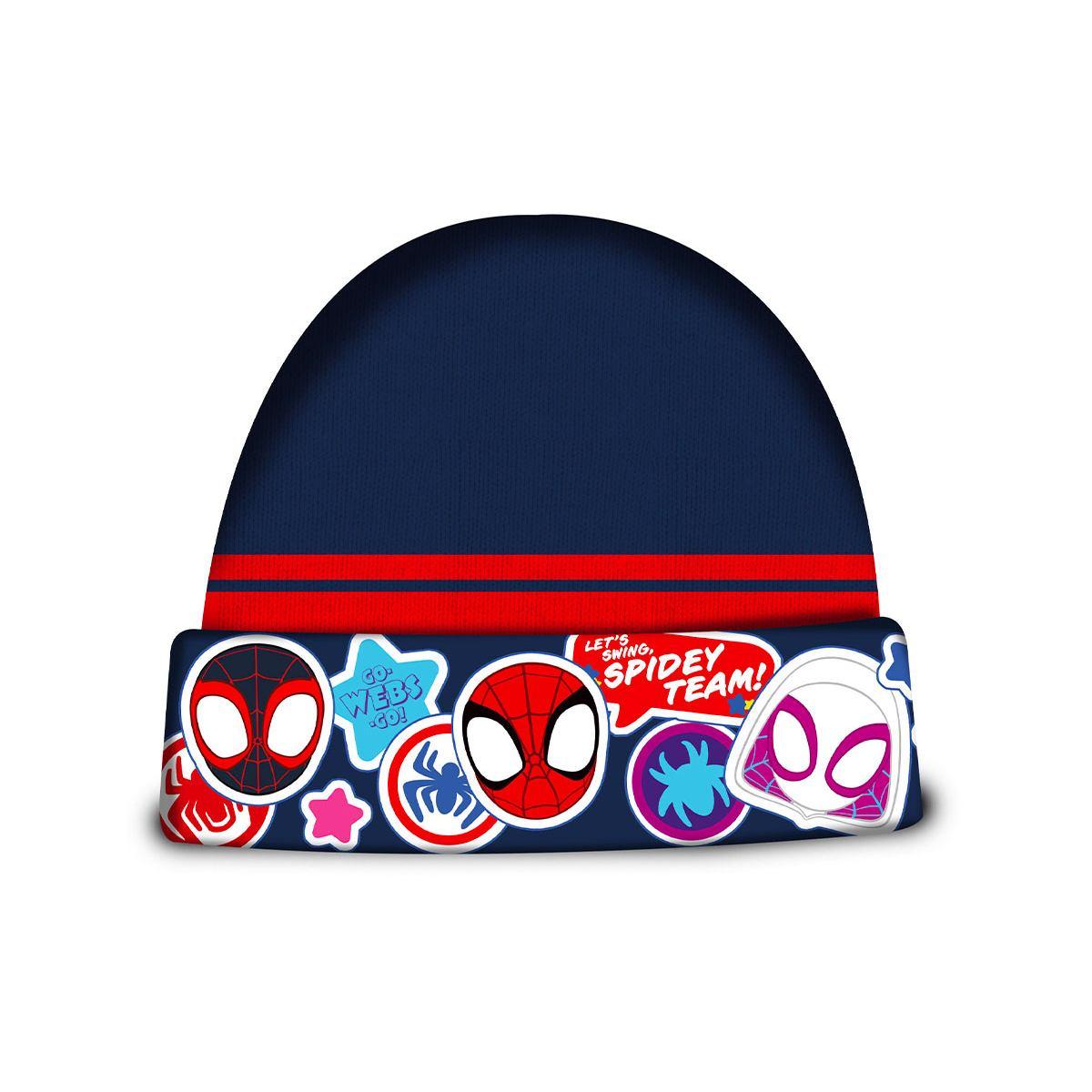 Cappello bimbo con risvolto Spiderman