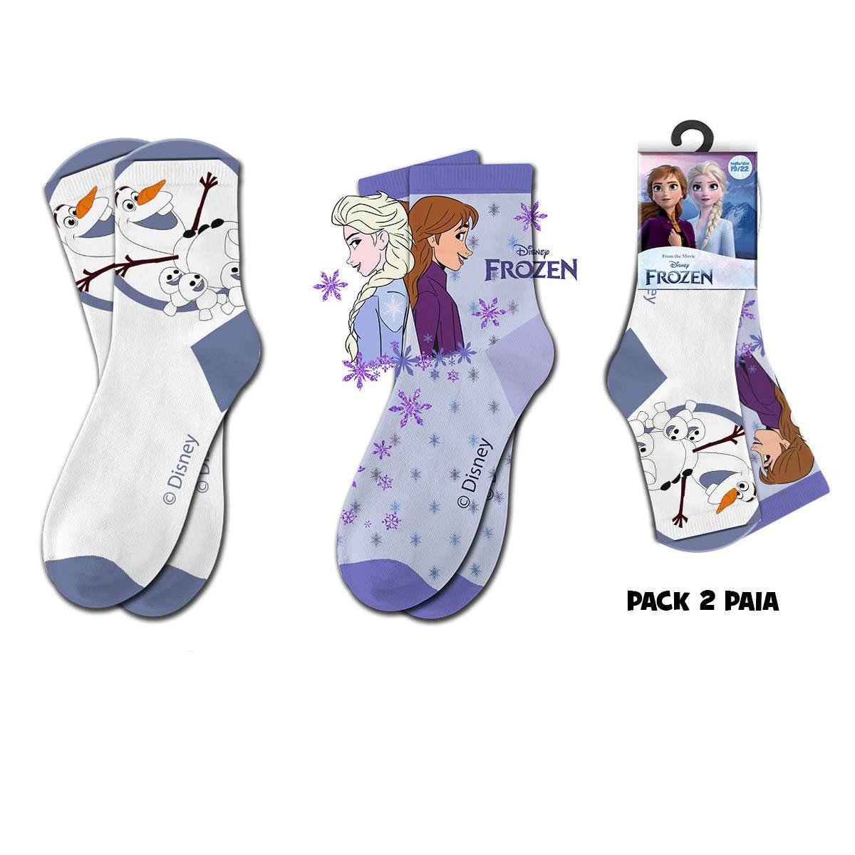 Calzini medi bimba 2 paia Frozen