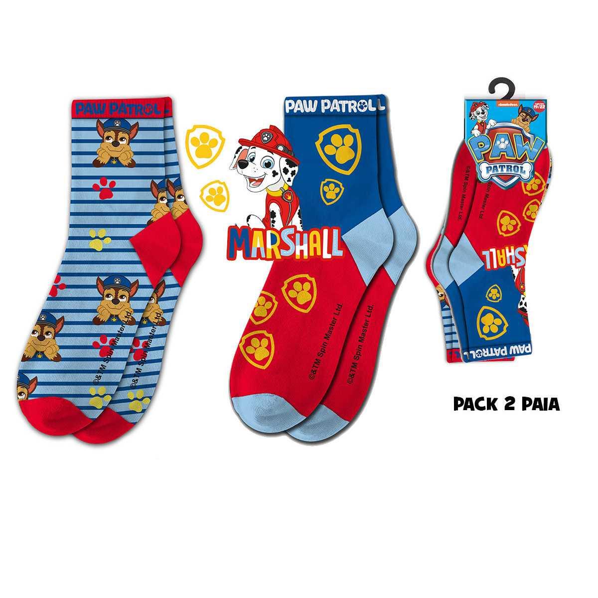 Calzini medi 2 paia Paw Patrol