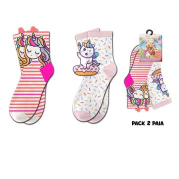 Calzini medi 2 paia Unicorno