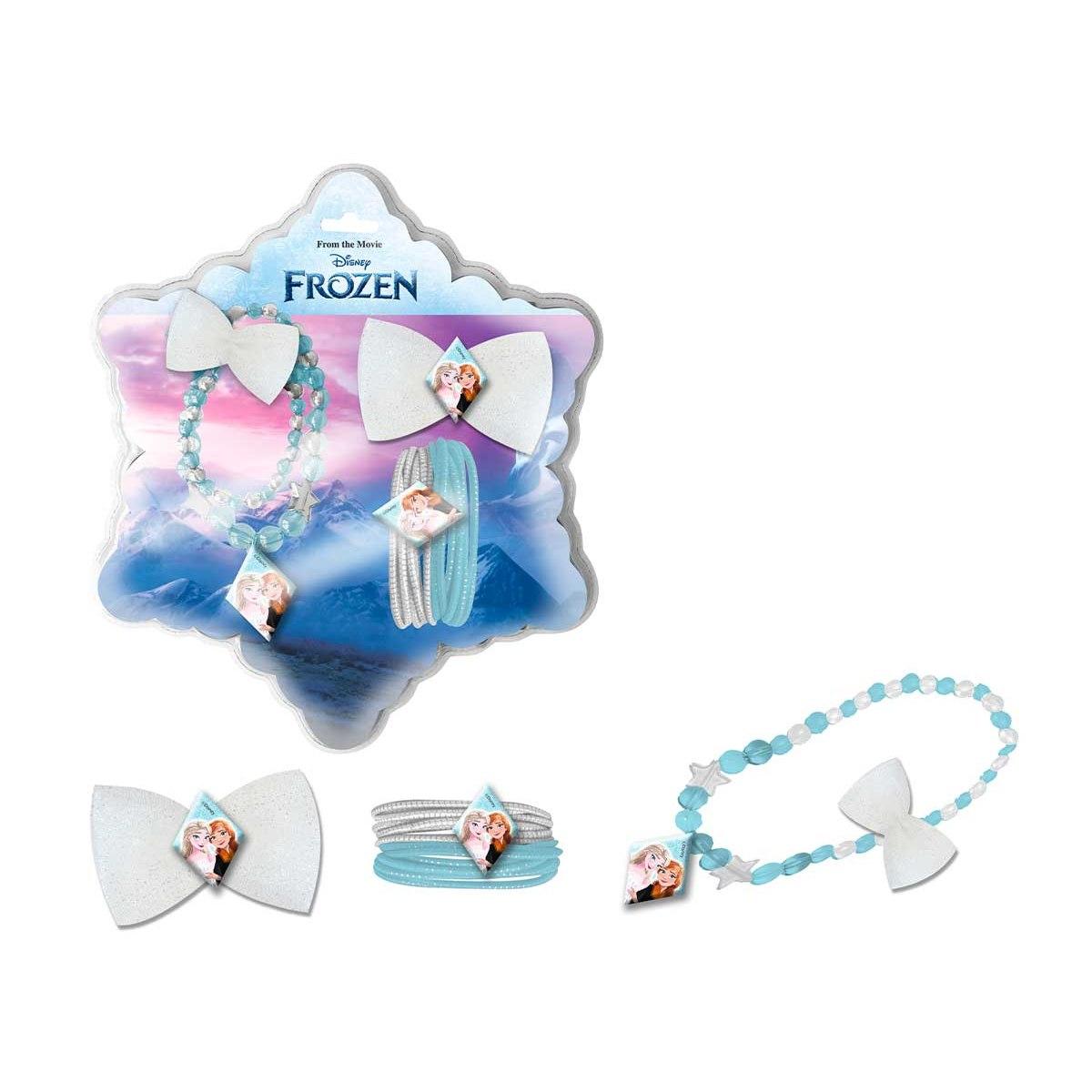 Set bimba accessori per capelli e collana Frozen II