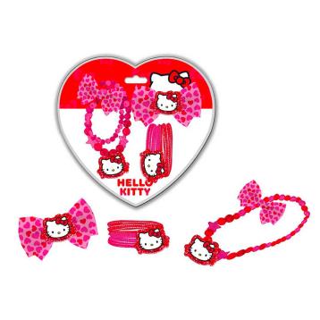 Set accessori per capelli bimba e collana Hello Kitty