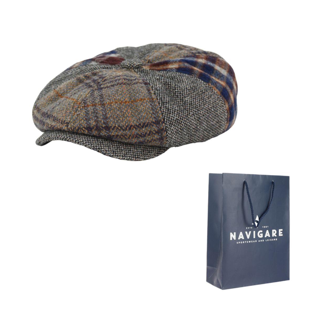 Coppola uomo fantasia scozzese e multi puntinato Navigare