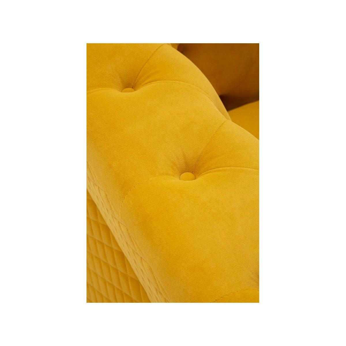 Poltrona emy senape c/cuscino cm 104x83x76