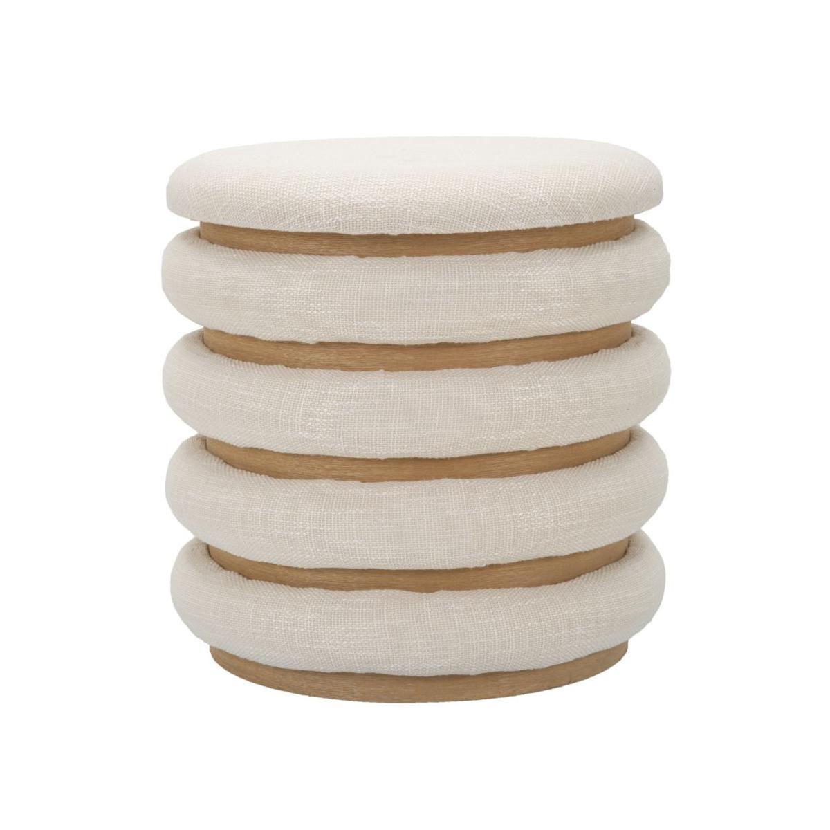 Puff damasco line cm Ø 40x42