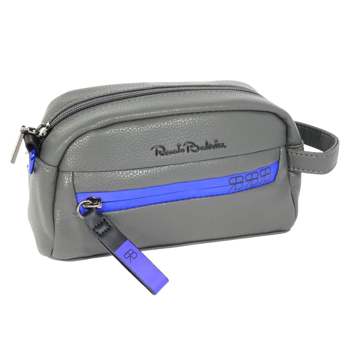 Set uomo 4 pezzi zaino tracolle e beauty Renato Balestra