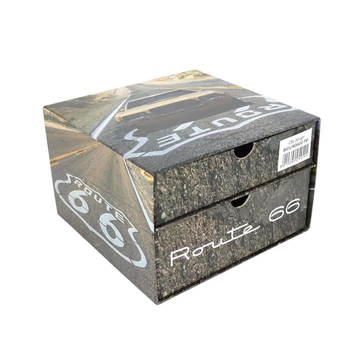 Parure uomo portafogli e cintura Route 66