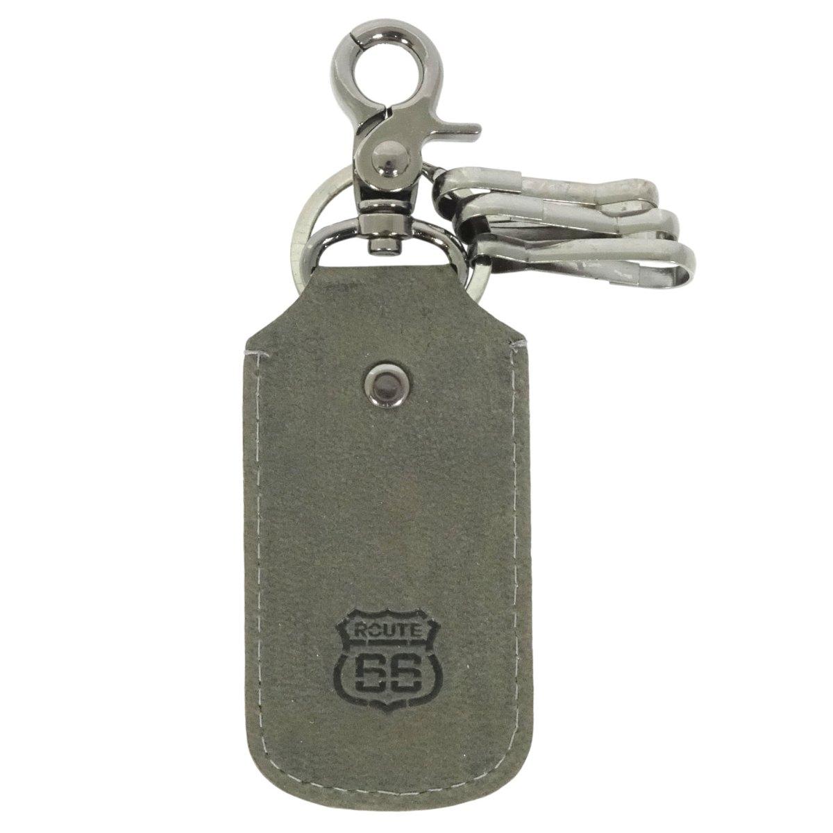 Portachiavi in pelle uomo assortito Route 66