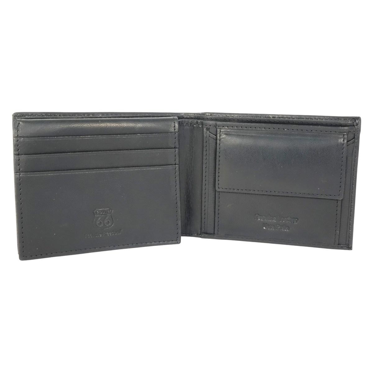 Parure uomo portafoglio e cintura Route 66