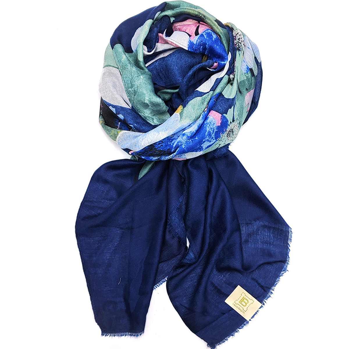 Sciarpa donna in poliestere stampa fiori Laura Biagiotti