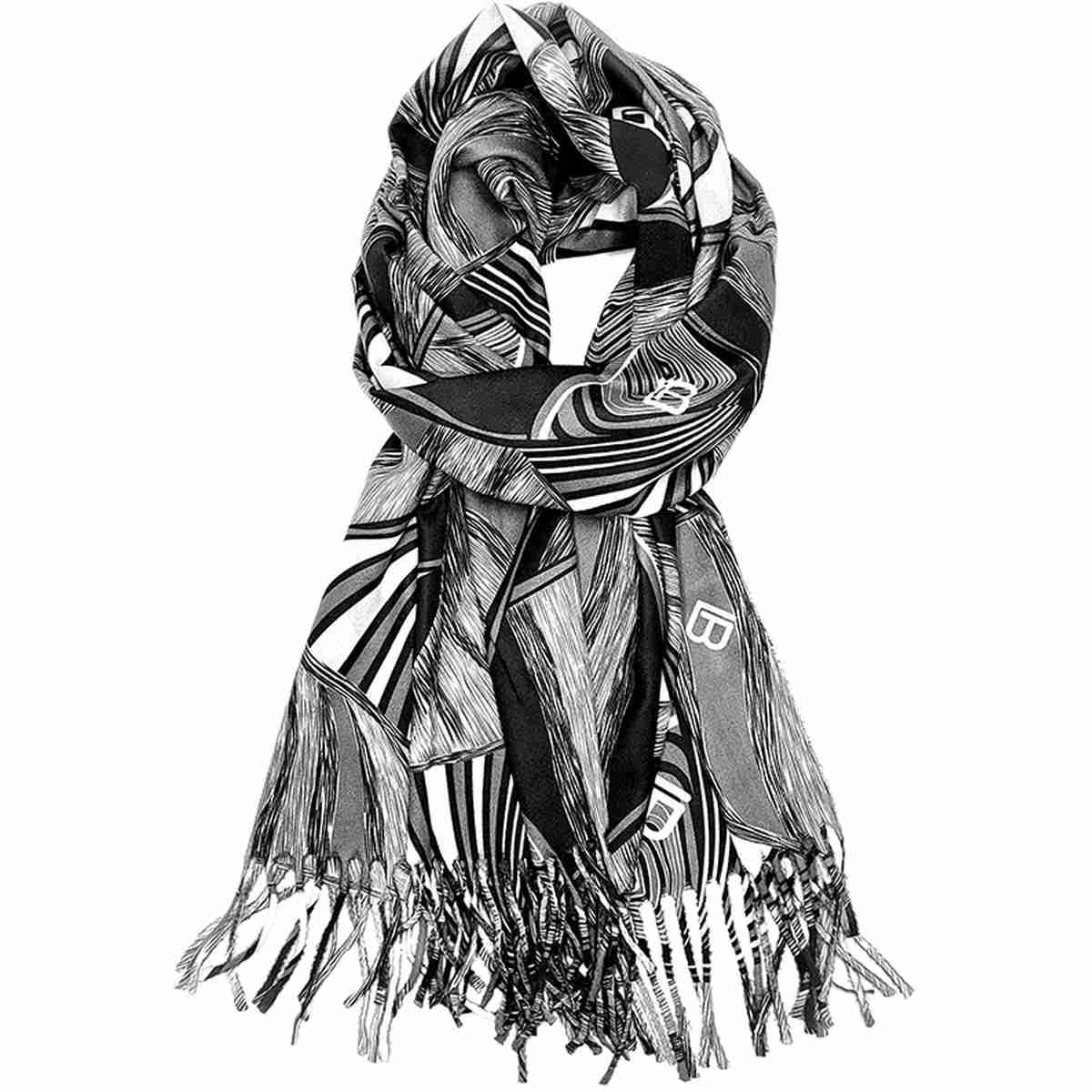 Sciarpa donna in poliestere stampa triangoli Laura Biagiotti