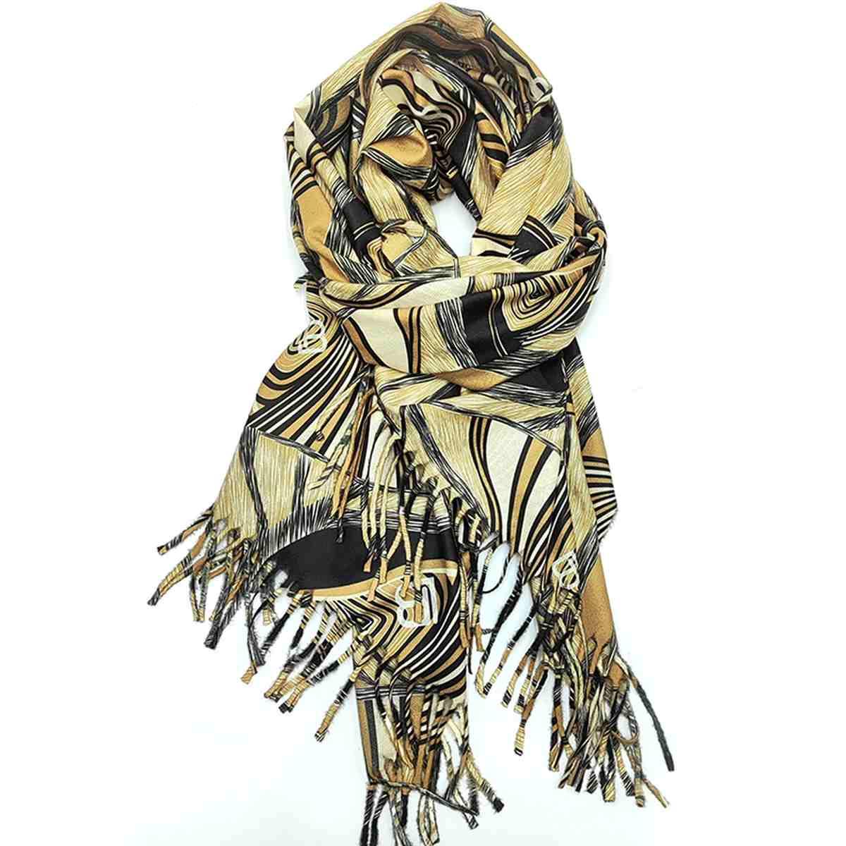 Sciarpa donna in poliestere stampa triangoli Laura Biagiotti